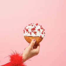 Койн с малиновым курдом