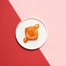 Лодочки с франжипаном и персиками